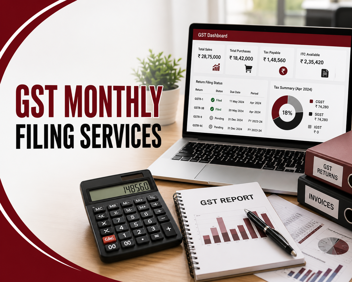 GST Monthly Filing Services