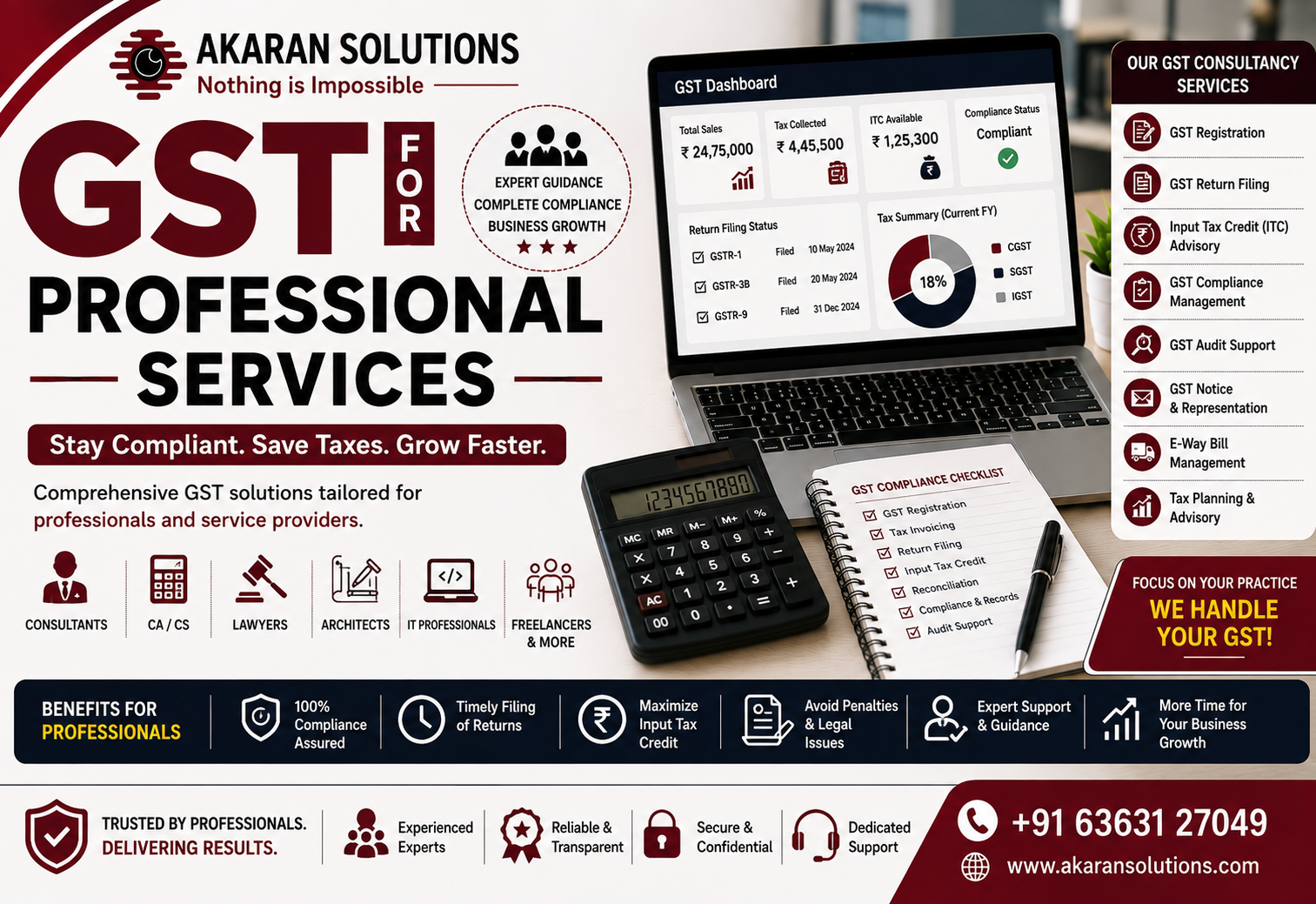 GST for Professional Services